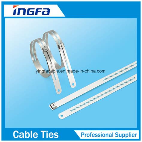 Ladder Single Barb Marine Band Stainless Steel Cable Ties Ladder