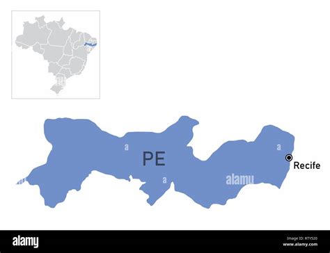 Mapa Vectorial De Pernambuco Fotograf As E Im Genes De Alta Resoluci N