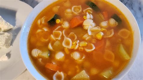 Sopa De Cocido De Conchitas Con Vegetales YouTube