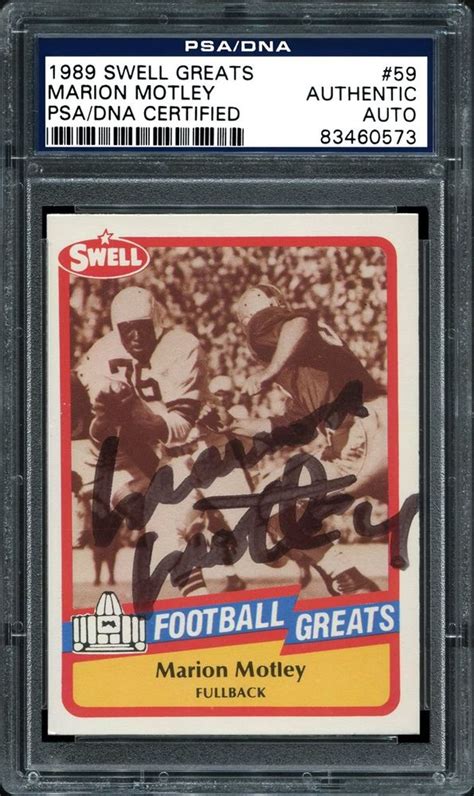 Football - Marion Motley - Images | PSA AutographFacts℠