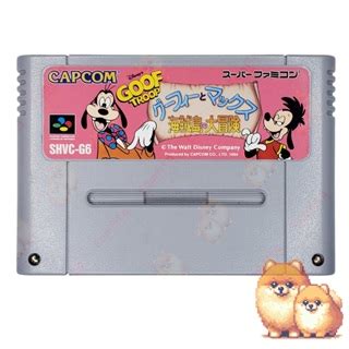 Goof Troop Pateta E Max Cartucho Jp Original Jogo Para Snes Fita