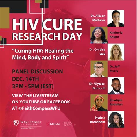 Hiv Cure Research Day Samuel Dewitt Proctor Conference Inc