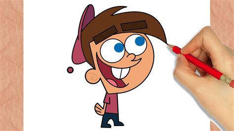 How To Draw Timmy Turner The Fairly Oddparents Youtube