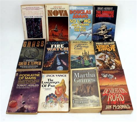 12 Paperback Sci Fi Novels