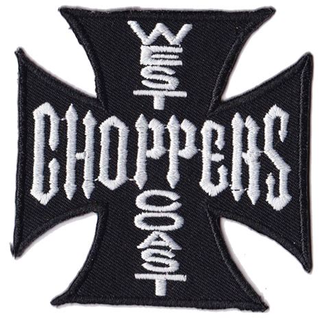 patche écusson West Coast Choppers noir patch motard motards