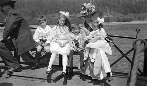 [Quiney family on cruise ship in local waters] - City of Vancouver Archives