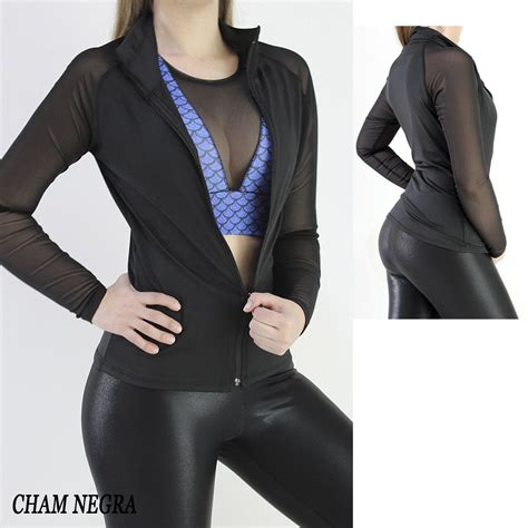 Venta Chaqueta Deportiva Negra Mujer En Stock