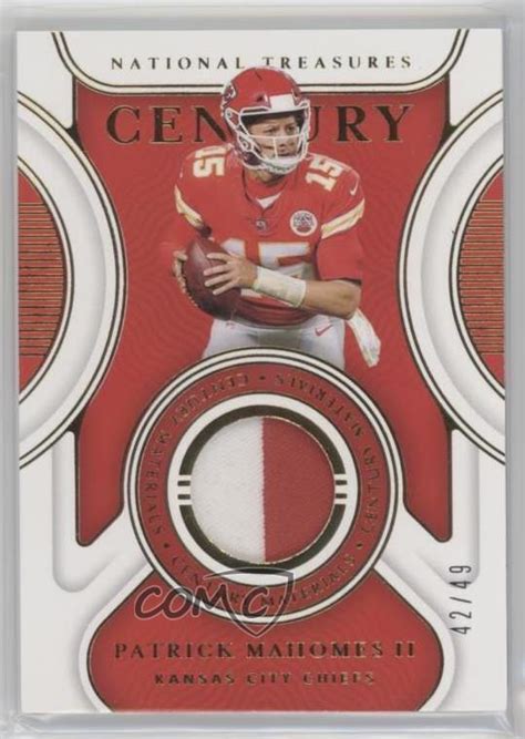 2021 Panini National Treasures Century Materials Gold CM PM Patrick