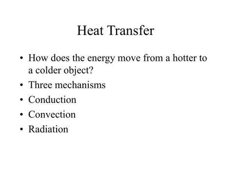 Ppt Heat Transfer Powerpoint Presentation Free Download Id6535351