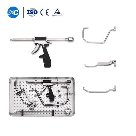 Orthopedic Surgical Instruments Collinear Reduction Clamp Gun Type