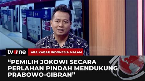 Faktor Jokowi Sangat Berpengaruh Untuk Suara Prabowo Gibran Ini Kata