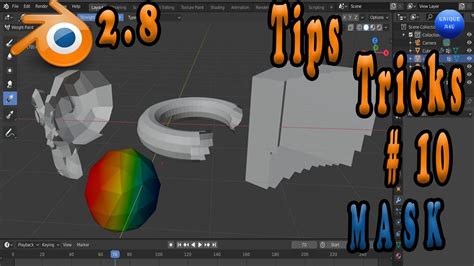 Tips And Tricks Modeling Animation Blender Mask Modifier D