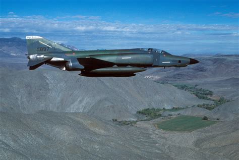 An Air To Air Right Side View Of A Nevada Air National Guard Rf C