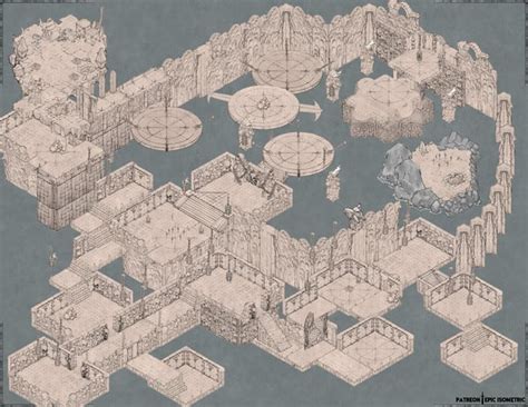 [oc][art] Infested Tomb Battlemap R Dnd