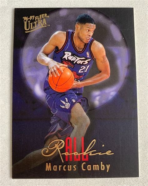 Nba Marcus Camby Raptors Fleer Ultra Rc Rookie Trading Card