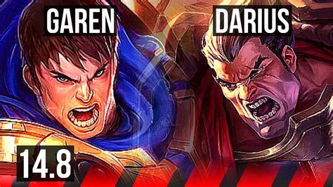 Garen Vs Darius Top 6 0 2 Dominating Euw Master 14 8 Youtube