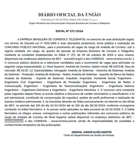 Jinoticias Br Concurso Dos Correios Editais S O Divulgados Para