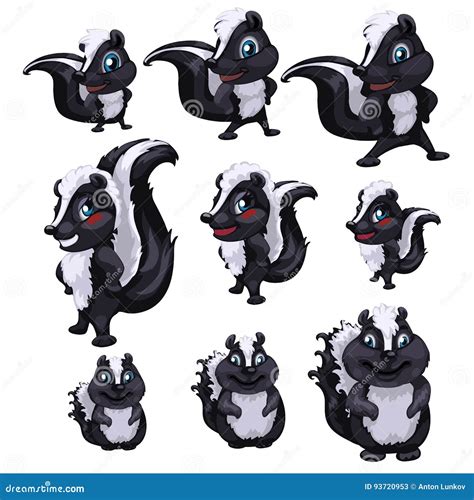 Skunks Royalty Free Cartoon Cartoondealer