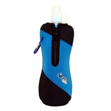 Zees Creations Pbj102 Neoprene Jacket For Pocket Bottles Blue And Black