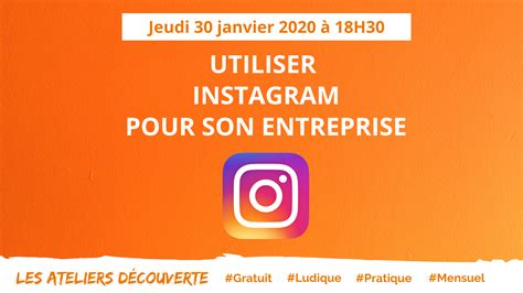 Atelier découverte Utiliser Instagram pour son entreprise CEFIM