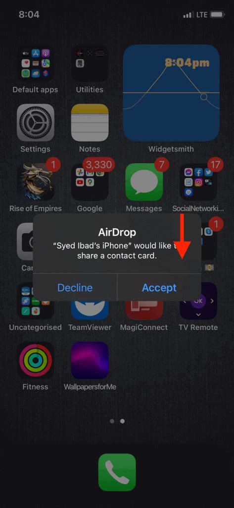 How to Airdrop Contacts From an iPhone