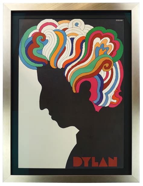 Bob Dylan By Milton Glaser 1967 Band Items Bahr Gallery