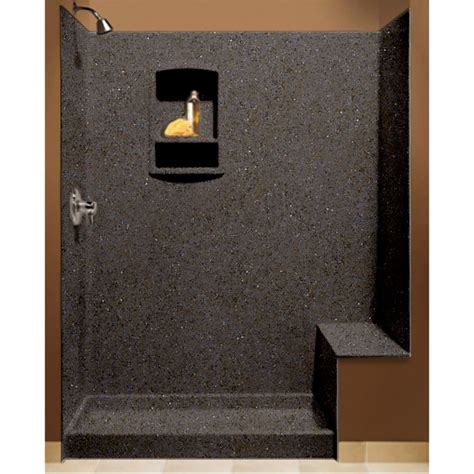 Swanstone BK-326072-124 Canyon Shower Wall Kit With Floor, Wall,