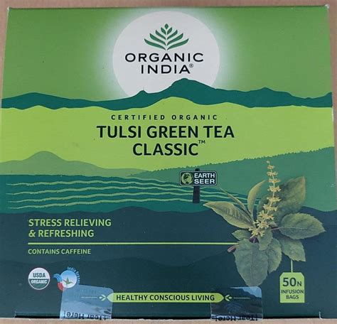 Organic India Classic Tulsi Green Tea Bag Packaging Type Box At Rs 338piece In Noida