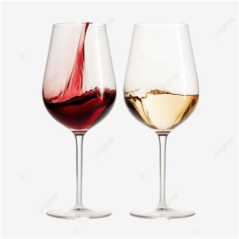 Taças De Vinho Tinto E Branco Ai Generativas PNG Arte Digital