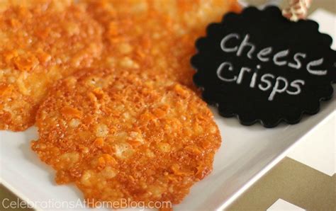 Cheese Crisps Recipe - Celebrations at Home