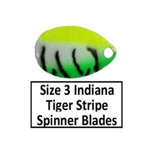 Tiger Stripe Pattern Basic Spinner Blades D B Fishing