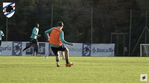 Sampdoria Prosegue La Preparazione In Vista Del Cesena Domani In