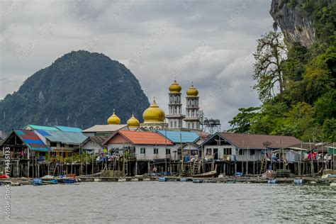 Ko Panyi Is A Floating Muslim Village Northeast To Phuket Thailand