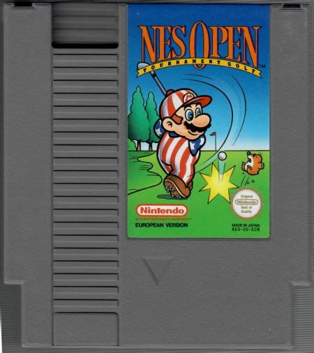 Nes Open Tournament Golf SCN Begagnat NES Spel Gamesplace