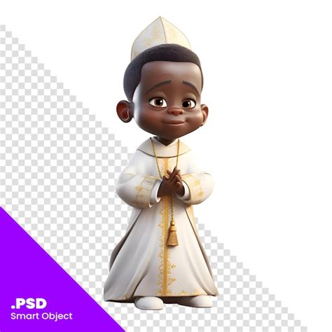 Renderização 3d de um menino vestindo um modelo psd de roupas