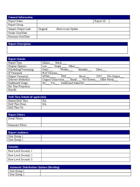 Functional Design Template | PDF