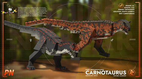 Carnotaurus Jurassic Park Builder