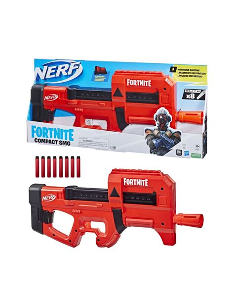 Lança Dardos Nerf Fortnite Compact Smg Lançador Motorizado Estilo