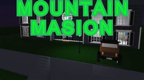 Bloxburg Mountain Mansion With A Cave