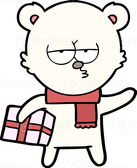 christmas polar bear cartoon 44985661 PNG