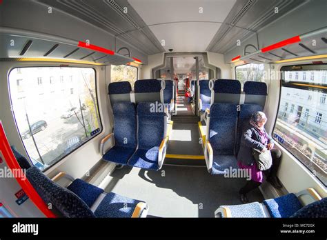 Interior of a train carriage Vienna, Austria, Europe Stock Photo - Alamy