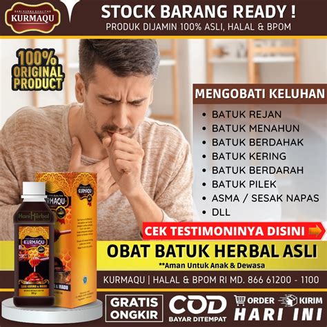 Jual Obat Batuk Herbal Alami Obat Batuk Berdarah Batuk Kering Batuk