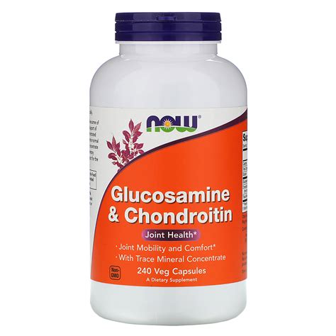 Now Foods Glucosamine And Chondroitin 240 Veg Capsules Iherb