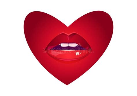 Red Lips Kiss Design and Background Design Stock Illustration ...