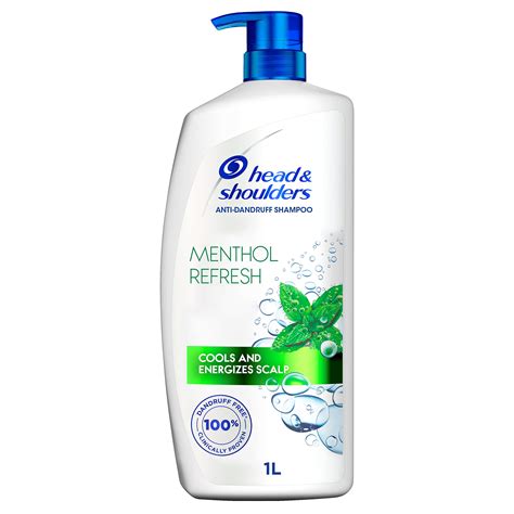 Head And Shoulders Menthol Refresh Anti Dandruff Shampoo For Itchy Scalp 1 L Buy Online At Best