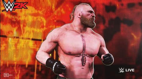 Wwe K Pc Mod Brock Lesnar Return Updated Model Updated