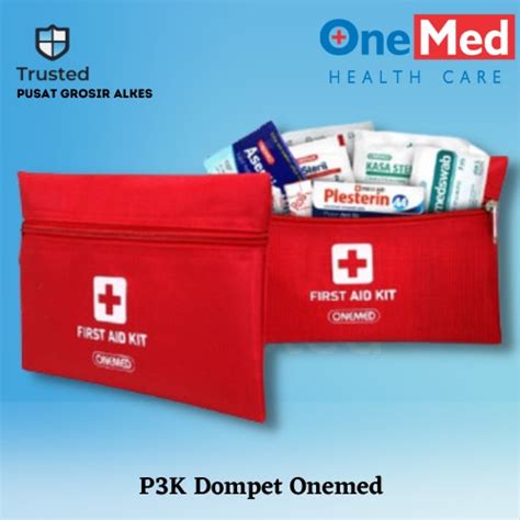 Jual Dompet First Aid Kit Isi OneMed P3K Set Pertolongan Pertama Luka