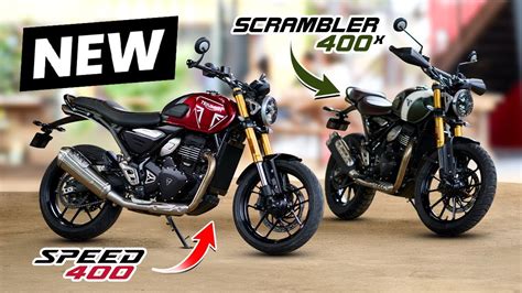 Triumph Speed 400 Scrambler 400 X NEW TRIUMPH BAJAJ MOTORS SPECS