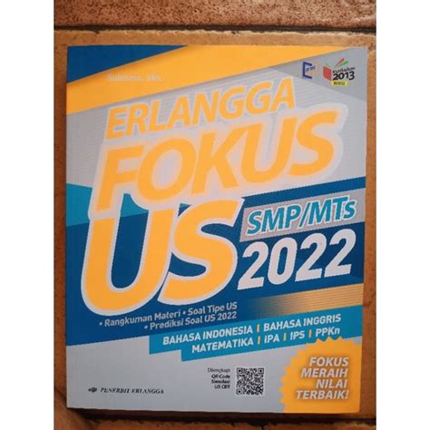 Jual Buku Erlangga Fokus Us Smp Mts Shopee Indonesia