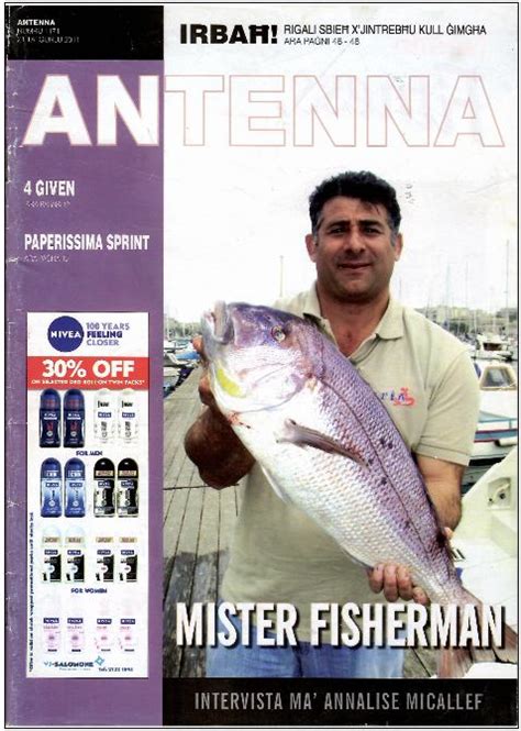 Mister Fish Front Page Of Antenna Magazine June Fishing Tackle